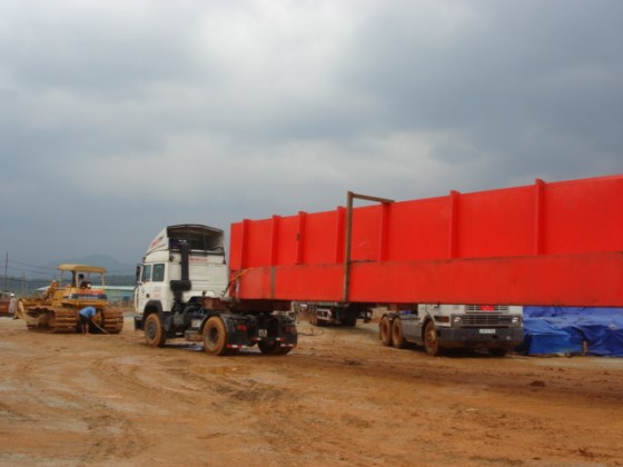 Vận tải nội địa, hàng dự án và hàng quá cảnh sang Lào